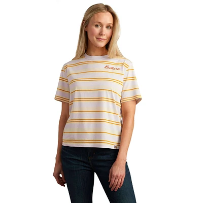 Women's TENCEL™ Fiber Series Loose Fit Short-Sleeve Striped T-Shirt