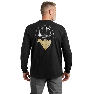 Flame Resistant Carhartt Force® Loose Fit Long-Sleeve Lightweight Camo Bandana Graphic T-Shirt