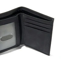 Saddle Leather Trifold Wallet