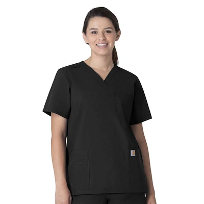 Unisex Force Essentials V-Neck 6-Pocket Scrub Top