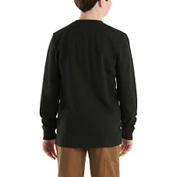 Boys' Long-Sleeve Pocket T-Shirt
