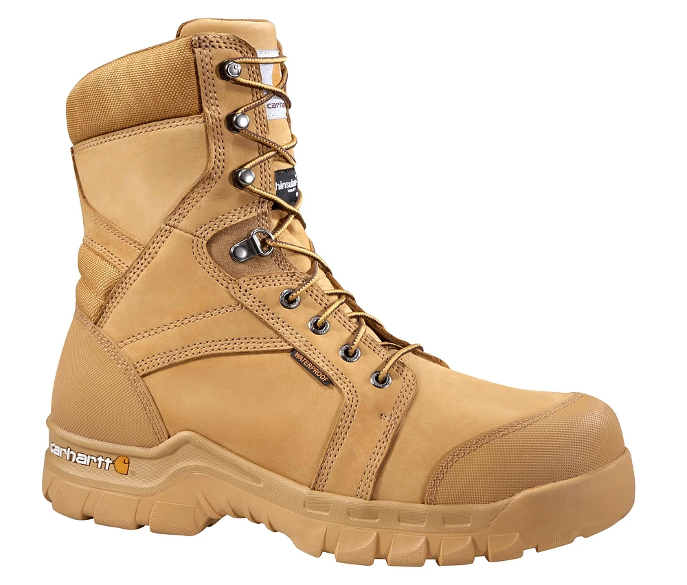 Rugged Flex® Waterproof Insulated 8" Soft Toe Work Boot