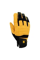 Synthetic Leather High Dexterity Molded Knuckle Secure Cuff Glove