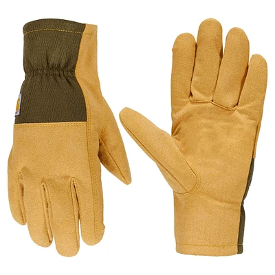 Women's Synthetic Suede Stretch Knit Glove