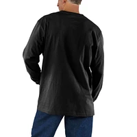 Loose Fit Heavyweight Long-Sleeve Pocket T-Shirt