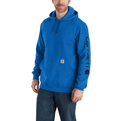 Loose Fit Midweight Logo Sleeve Graphic Hoodie