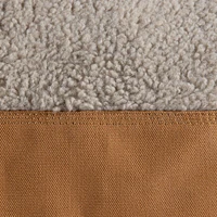 Large Firm Duck Sherpa Top Dog Bed