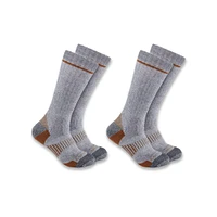 Midweight Synthetic-Wool Blend Boot Sock 2-Pack
