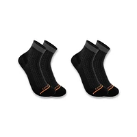 Lightweight Durable Quarter Sock 2-Pack