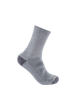 Women's Midweight Merino Wool Blend Short Crew Sock