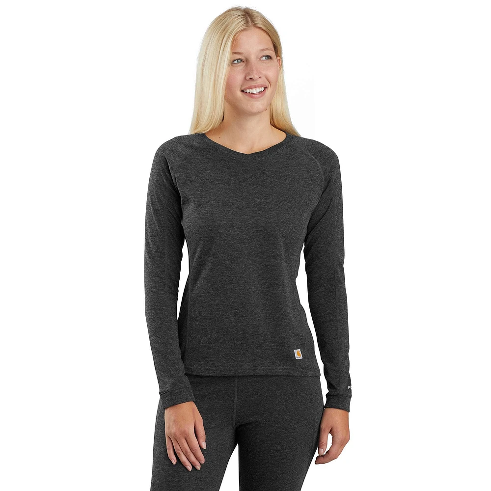 Women's Base Layer Thermal Shirt - Carhartt Force® Midweight Poly-Wool