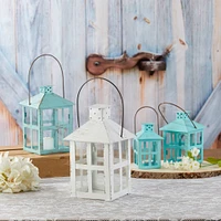 Kate Aspen® Extra Large Vintage White Distressed Lantern