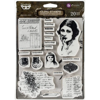Finnabair Beautiful Story Cling Stamps