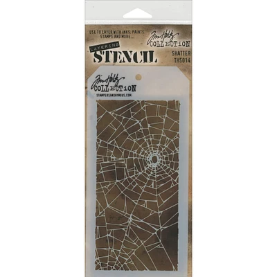 Stampers Anonymous Tim Holtz® Shatter Layered Stencil