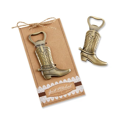 Kate Aspen® Just Hitched Cowboy Boot Bottle Opener, 4ct.