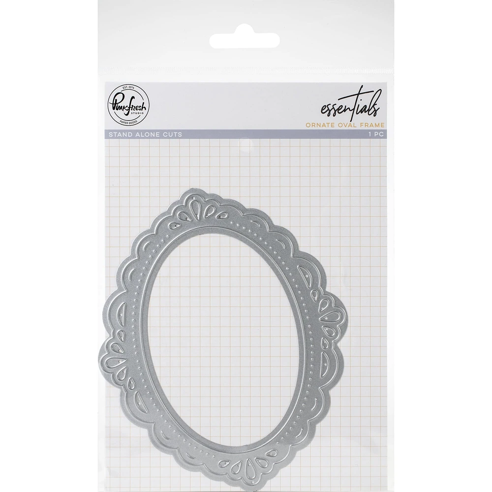 Pinkfresh Studio Essentials Ornate Oval Frame Die