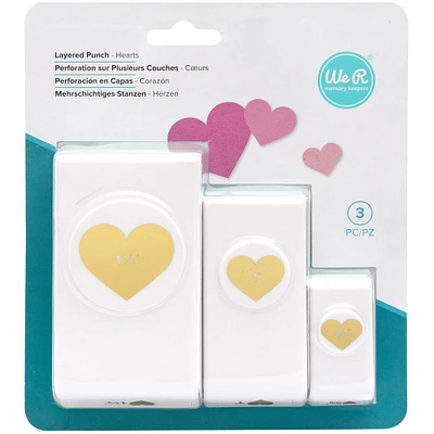 We R Memory Keepers® Hearts Layering Punches