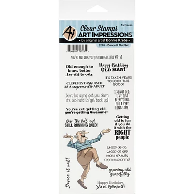 Art Impressions Dance It Out Clear Stamp Set