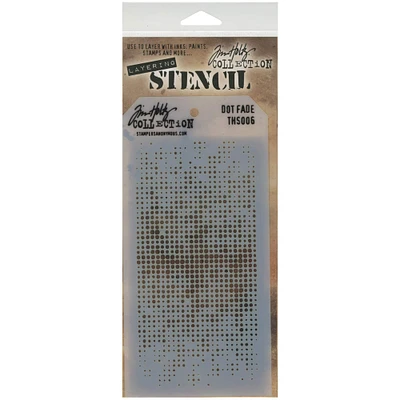 Stampers Anonymous Tim Holtz® Dot Fade Layered Stencil