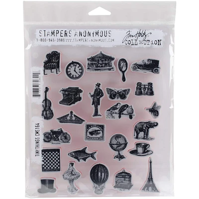 Stampers Anonymous Tim Holtz® Tiny Things Cling Stamps