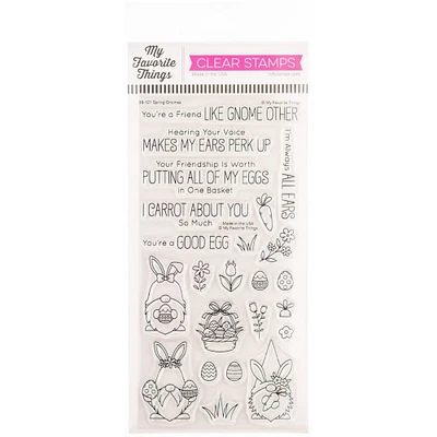 My Favorite Things® Spring Gnomes Birdie Brown Stamps