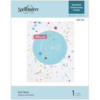 Spellbinders® Sun Rays Embossing Folder