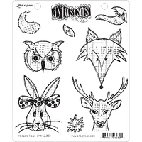 Ranger Dyan Reaveley's Dylusions Heads N Tails Cling Stamp Collection