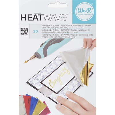 We R Memory Keepers® Heatwave® Multicolor 4" x 6" Foil, 30 Sheets