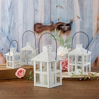 Kate Aspen® Extra Large Vintage White Distressed Lantern