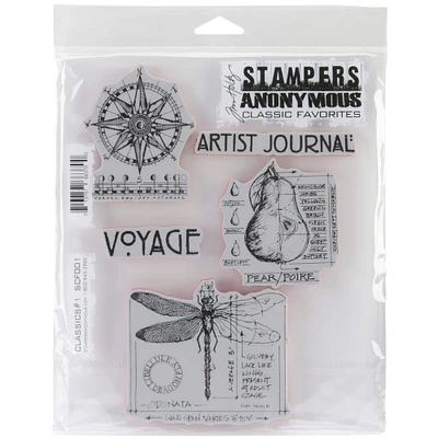 Stampers Anonymous Tim Holtz® Classics #1 Cling Stamps