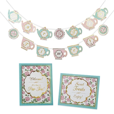 Kate Aspen® Tea Time Whimsy Par-Tea Time Party Decor Kit