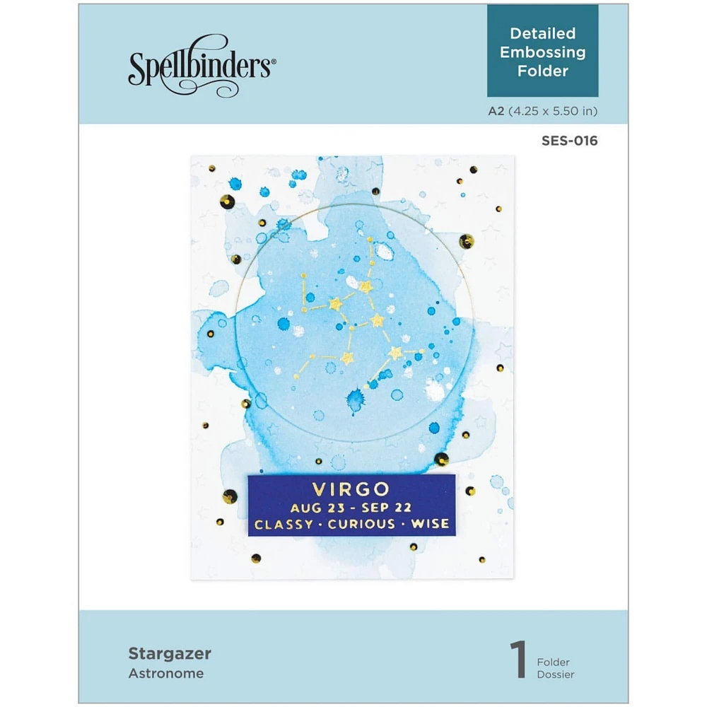 Spellbinders® Stargazer Embossing Folder