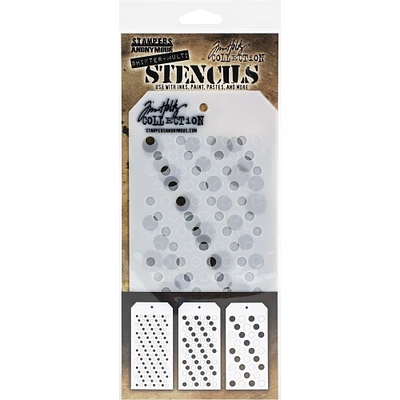 Stampers Anonymous Tim Holtz® Shifter Multidots Layered Stencils