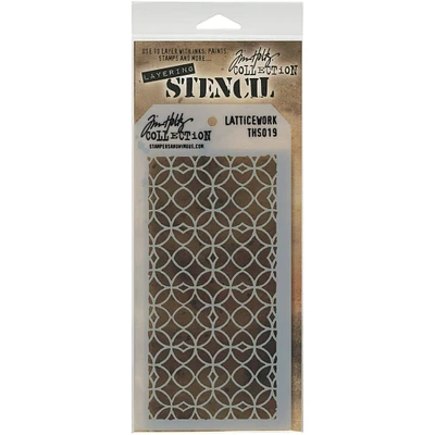 Stampers Anonymous Tim Holtz® Latticework Layered Stencil