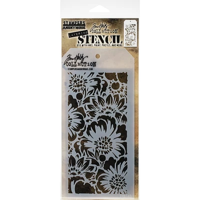 Stampers Anonymous Tim Holtz® Bouquet Layered Stencil