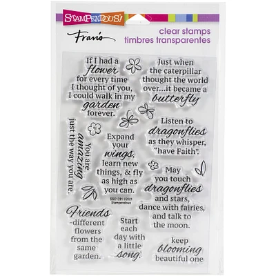Stampendous!® Perfectly Clear Winged Wishes Stamps
