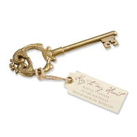 Kate Aspen® Key to My Heart Antique Bottle Opener, 4ct.