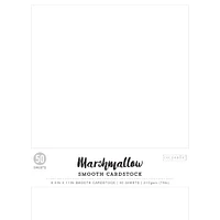 Colorbok® Marshmallow 8.5" x 11" Smooth Cardstock, 50 Sheets