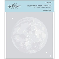 Spellbinders® Layered Full Moon Stencil Set