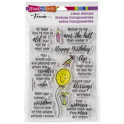 Stampendous!® Perfectly Clear Birthday Fun Stamps