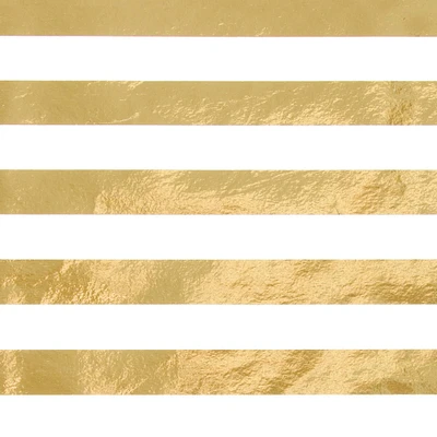 12 Packs: 5 ct. (60 total) White & Gold Striped Tissue Paper by Celebrate It™