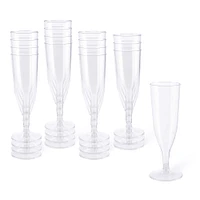 5oz. Plastic Champagne Flutes by Celebrate It™, 16ct. 