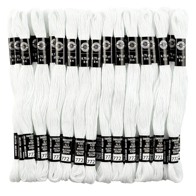 White Embroidery Floss Pack by Loops & Threads®, 36ct.