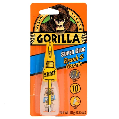 8 Pack: Gorilla® Super Glue Brush & Nozzle