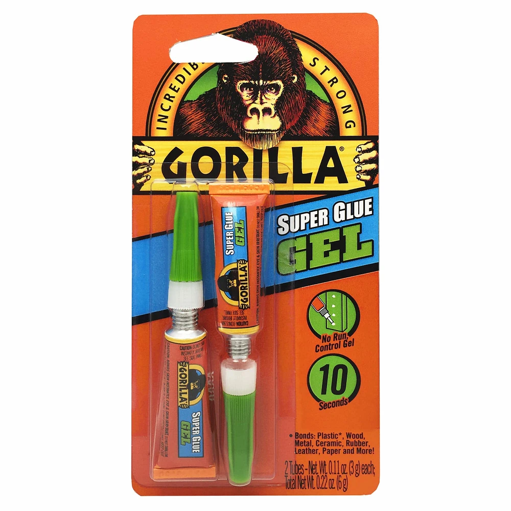 8 Packs: 2 ct. (16 total) Gorilla® Super Glue Gel