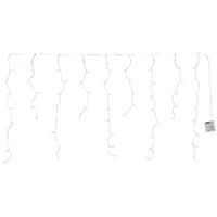 12 Pack: Warm White Curtain LED String Lights by Ashland™