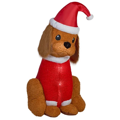 6ft. Airblown® Inflatable Christmas Mixed Media Cocker Spaniel
