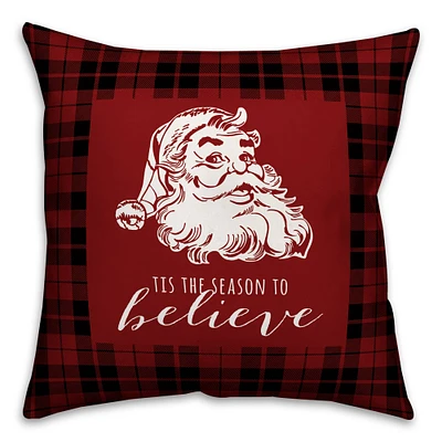 Tis the Season to Believe Throw Pillow