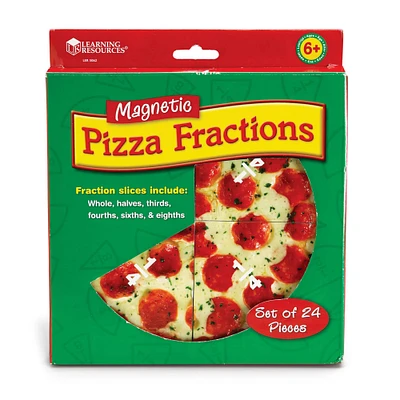 Learning Resources® Magnetic Pizza Fraction Demonstration Set