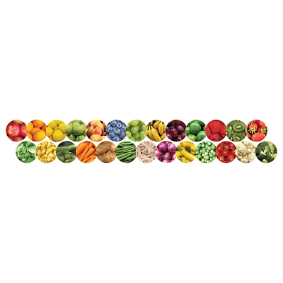 Hygloss Products Fruits & Veggies Borders, 180ft.